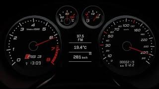 [FM7] 2011 Audi RS3 Sportback (TUNED) Top Speed Test