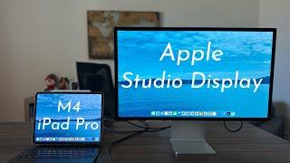 I bought an apple studio display for my m4 iPad Pro. Unboxing and first impressions!