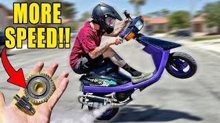 EASY Mod for more TOP SPEED on my JOG Scooter!