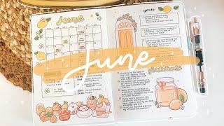 Plan With Me Summer Bullet Journal Monthly Spreads 