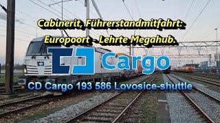 [4K] Cabinerit | Führerstandsmitfahrt | Kijfhoek ️ Emmerich ️Lehrte Mega-hub | BR 193 | Deel 2