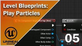 Level Blueprints - Play Particles
