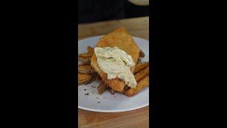 FISH AND CHIPS: la ricetta del PIATTO TIPICO INGLESE!  #Shorts