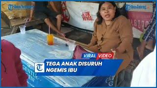 Viral Anak Disuruh Ngemis, Ibunya Asyik Nikmati Es di Warung Nunggu Setoran