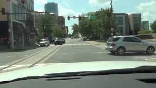 Driving in and around Little Rock, Arkansas - POV