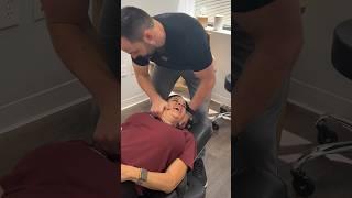 Neck Tension Releif #asmr #chiropractic #adjustment