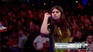 Girls Semi Final  Paige Pauling vs. Jentl Fransen • WDF World Darts Championships 2024