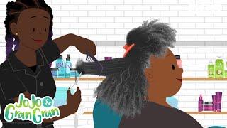 Gran Gran Gets a Haircut! | It's Time to Go to the Hairdresser's | JoJo and Gran Gran Official