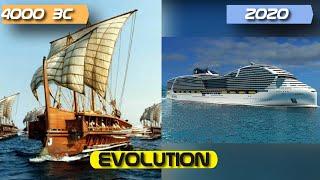 EVOLUTION OF SEA TRAVEL - SHIPS from 4000 BC to Present