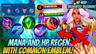 NO NEED TO BUY ENCHANTED TALISMAN NO MORE! ESMERALDA WITH BASIC COMMON EMBLEM! | Valesmeralda | MLBB