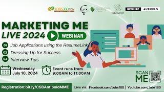 Jobs180.com Marketing Me Live at DLS-CSB Antipolo