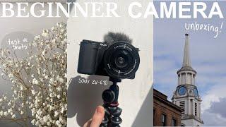 camera unboxing!  Sony ZV-E10 review & test shots