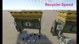 Rust Plugins Recycler Speed Preview v1.0.0