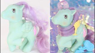 How to Put Ponies Back Together After Cleaning + Vintage My Little Pony Peppermint Crunch Makeover