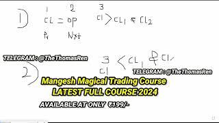 Mangesh Magical Trading Course | Latest 2024 Leaked Hd quality