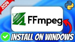 How to Install ffmpeg on Windows 10/11 | Install ffmpeg for Python