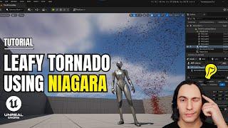 How to make a leafy Tornado using Niagara in under 5 minutes | Unreal Engine 5 tutorial