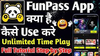 FunPass cloud gaming ।। Fan pass app kaise use kare ।। fun pass unlimited time ।। fun pass app