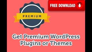 Free Download Premium WordPress Plugins