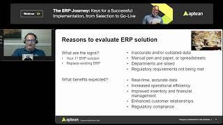 What are the benefits of an ERP?