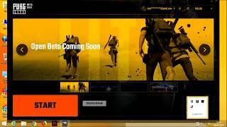 PUBG LITE PC Error Running But not Starting Game