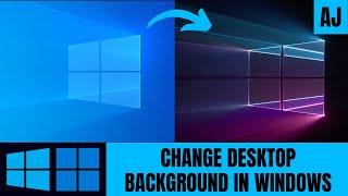 Change Desktop Background In Windows (Windows 10, Windows 11)