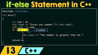 The 'if-else' Statement in C++