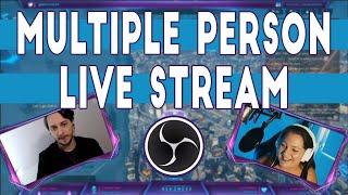 How to LIVE STREAM with MULTIPLE PEOPLE using OBS and DISCORD