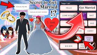 سر كيف تتزو ج في ساكورا سكول سمليتر Secret of Getting Married in Sakura School Simulator New Update