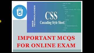 CSS MCQ for online exam