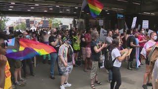 Chicago's LGBTQ community march for equality during People's Pride Parade