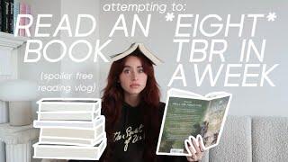 reading my entire tbr in a week? episode 2 (spoiler free reading vlog)