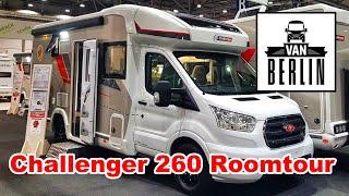 Bestseller Challenger 260 Roomtour | riesige Face to Face Sitzgruppe | 1.6m Hubbett | Das Raumwunder