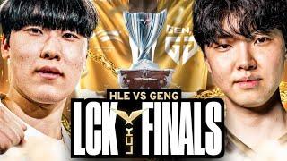 THE BEST LCK FINALS IVE EVER WATCHED - HLE VS GENG LCK SUMMER 2024 - CAEDREL