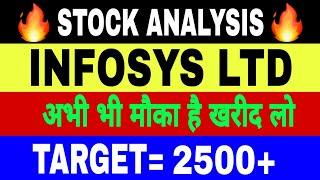 INFOSYS LTD SHARE ANALYSIS || INFOSYS LTD SHARE PRICE || INFOSYS LTD SHARE NEWS ||#SG||