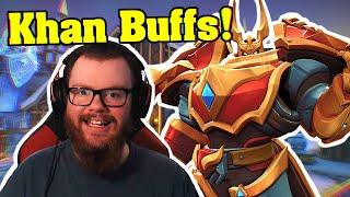 Trying Out the *NEW* Khan Skin and BUFFS in Sumos! - Paladins PTS Gameplay