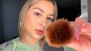 ASMR doing your makeup fast & aggressive but no talking ONLY mouth sounds 