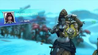 Seris makes team gaze into a fireball