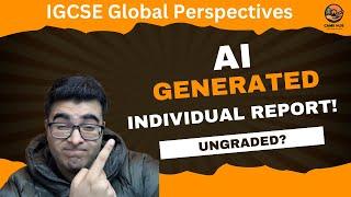 Can I use AI in my IGCSE GP Individual Report?