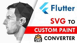 Flutter SVG to Custom Paint Converter | Flutter Shape Maker | Flutter UI Design Tutorial