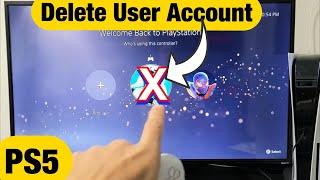 PS5: How to Delete/Remove User Account