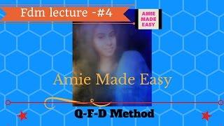 Fundamental of Design And Manufacturing Lectures Amie- QFD Method in Hindi