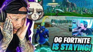 TIMTHETATMAN REACTS TO OG FORTNITE STAYING