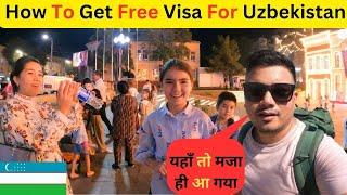 MY First Day In Uzbekistan | How to get Free UZBEKISTAN VISA ?