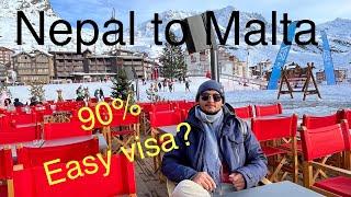 Nepal to Malta Study Visa: cost, process and requirements explained in Nepali