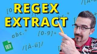 REGEXEXTRACT - Como usar funções REGEX no Google Sheets | Planilhas Google
