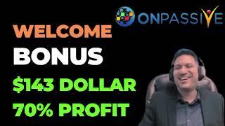 Important Update || Welcome Bonus 143$ And 70 % profit