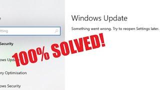 Something Went Wrong in Windows Update Kesalahan Pembaruan Windows 10, 11 - SOLVED