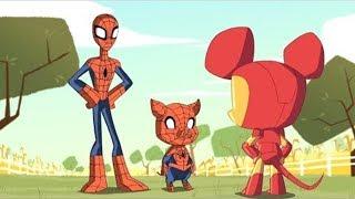 Spider-Man Meets Spider-Ham & Spider-Man Noir | Spider Verse part 2