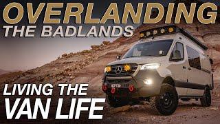 Overlanding The Badlands | Camping & Cooking in a 4x4 Sprinter Van | Living The Van Life